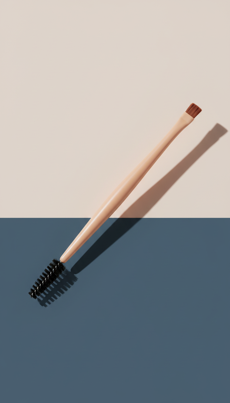 Dual-Ended Brow Grooming Tool Stainless Steel